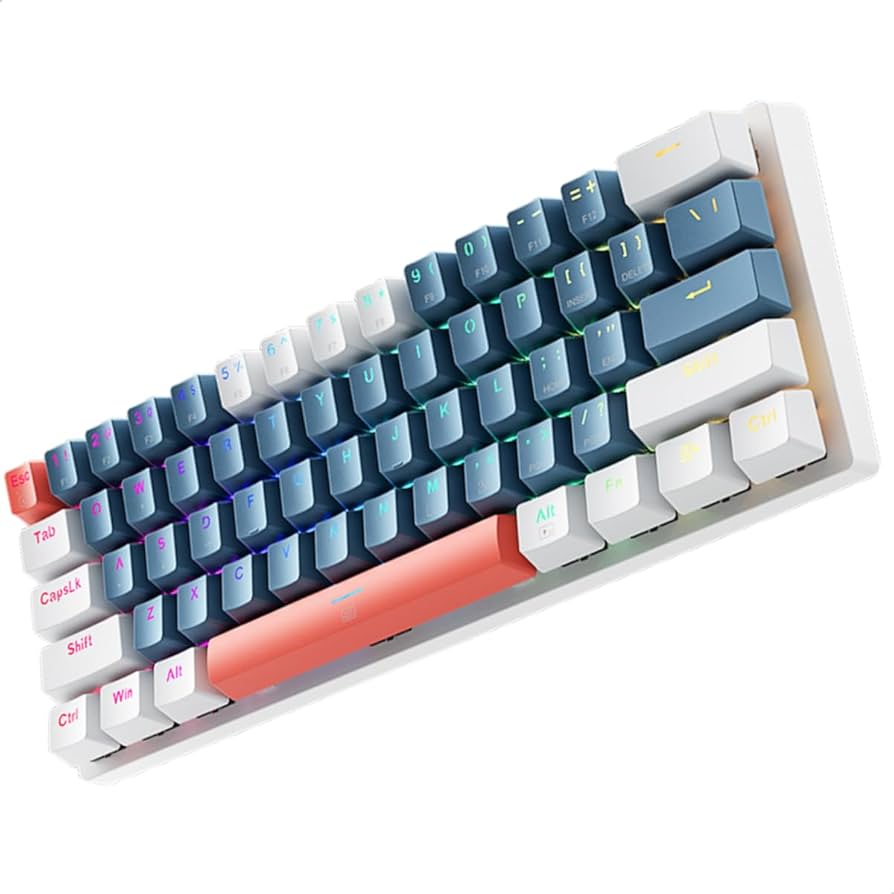 Machenike K500-B61 – 60% Wired Mechanical Gaming Keyboard with Hot-Swap and RGB Backlight
