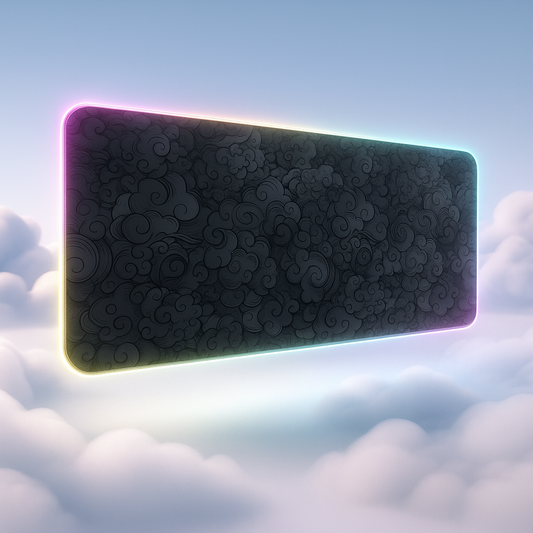 Japan Cloud XXL Gaming Desk Mat – Stitched-Edge Anime Mouse Pad