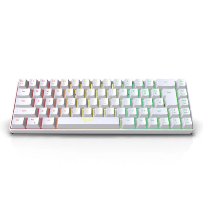 7KEYS V200 – 68-Key Compact Wired RGB Membrane Keyboard for Gaming & Office