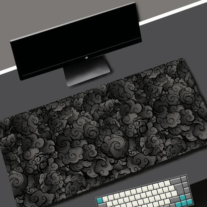 Japan Cloud XXL Gaming Desk Mat – Stitched-Edge Anime Mouse Pad