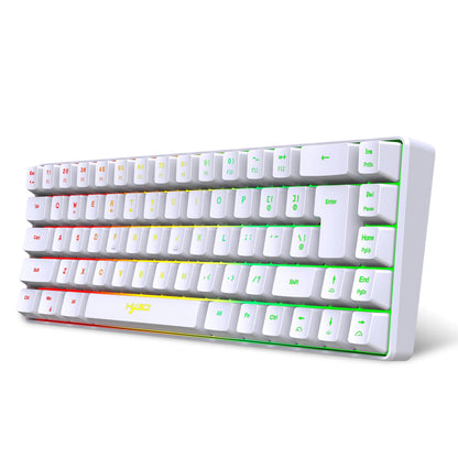 7KEYS V200 – 68-Key Compact Wired RGB Membrane Keyboard for Gaming & Office