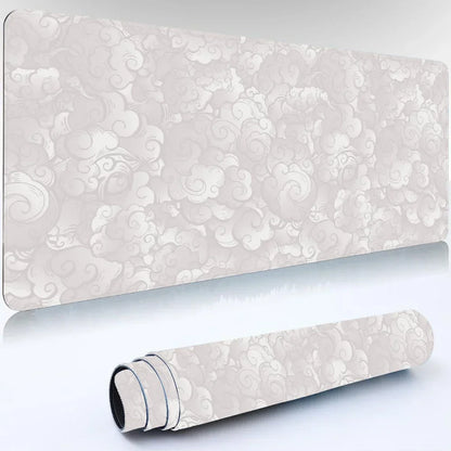 Japan Cloud XXL Gaming Desk Mat – Stitched-Edge Anime Mouse Pad