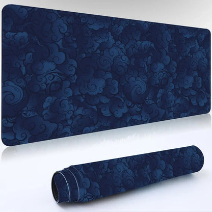 Japan Cloud XXL Gaming Desk Mat – Stitched-Edge Anime Mouse Pad