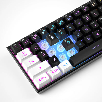 MageGee TS91 – Compact 60% RGB Wired Keyboard with Mechanical Feel
