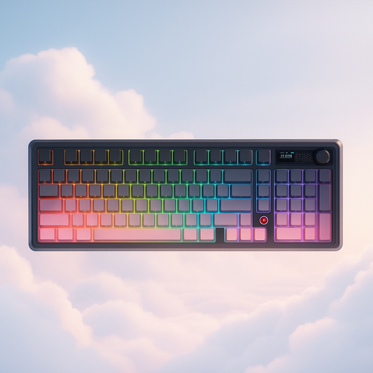 AJAZZ AK980 MAX – Wired Mechanical Gaming Keyboard with Magnetic Switches & Hot-Swap 8K Polling Rate
