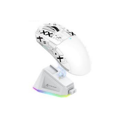 HXSJ T90 – Wireless Gaming Mouse (2.4 GHz / Bluetooth / Wired) with RGB, 5 DPI Settings & Exclusive Silent Switches